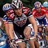 Frank Schleck tows the chasing group behind Bettini at the Giro di Lombardia 2006